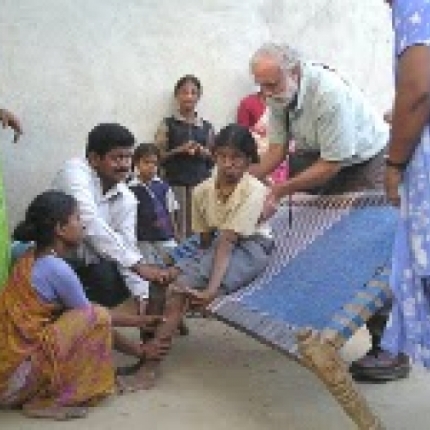 David in Workshop in India